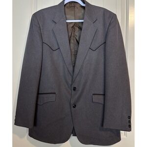 Vintage American Original Blazer Jacket Western Yoke Cowboy Retro Rockabilly 42